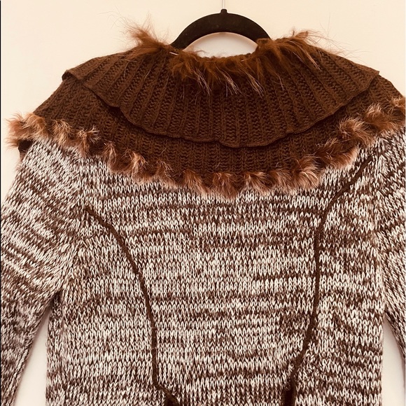 Chunky sweater long Sz L - Picture 7 of 9